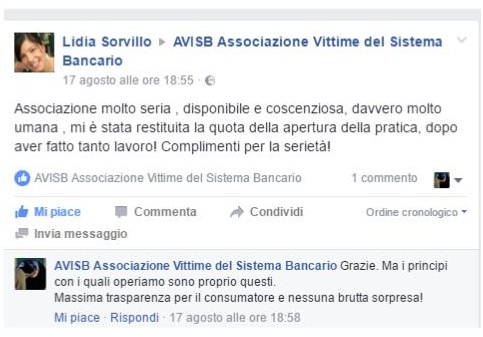 avisb commenti positivi