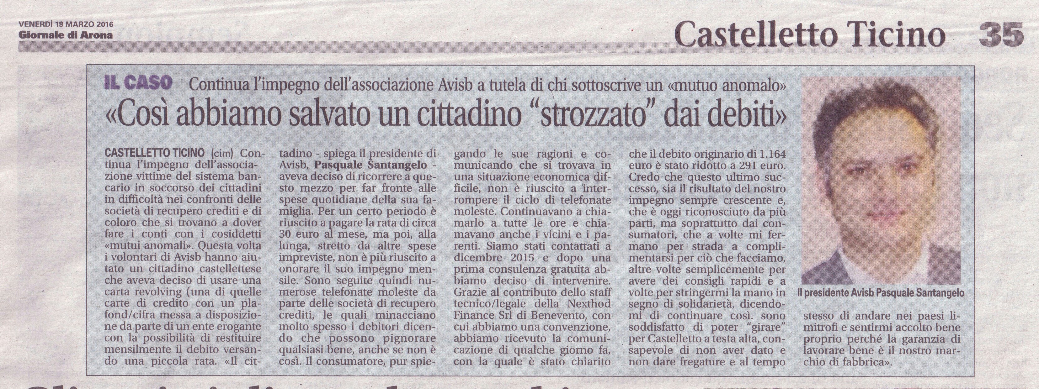 avisb Giornale di Arona 18032016